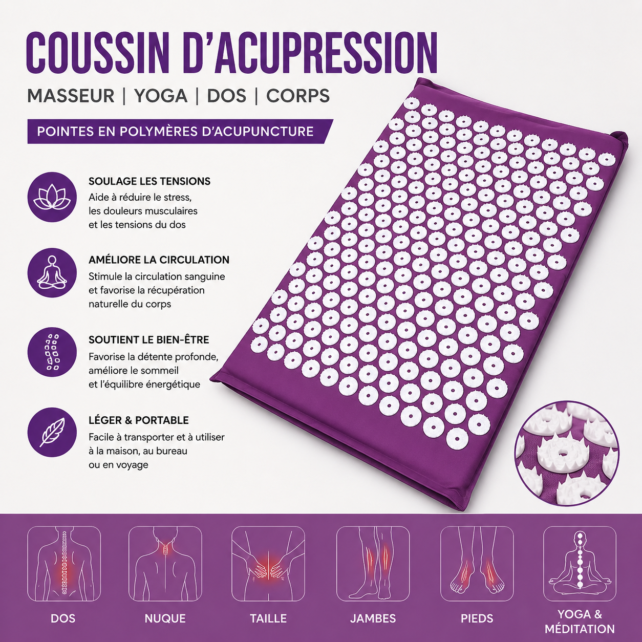 Tapis acupression